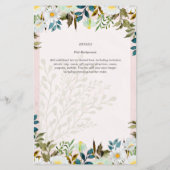 Cute Storytime Bunny baby shower Gender onthulling (Achterkant)