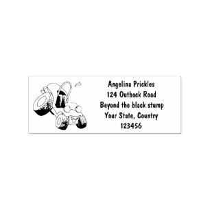 Cute strand buggy offroad voertuig cartoon rubberstempel