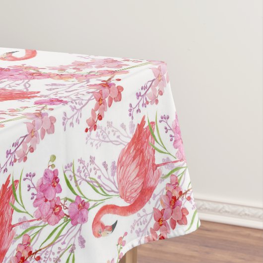 Cute strand roze flamingo tablecloth tafelkleed (Voorbeeld)