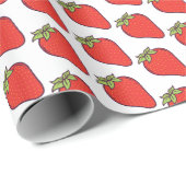 Cute Strawberry Cadeaupapier (Rol Hoek)