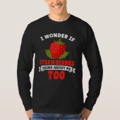 Cute Strawberry Fruit Strawberries for Kids 1 T-shirt (Voorkant)