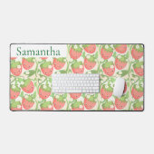 Cute Strawberry Garden Bureaumat (Keyboard & Muis)