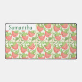 Cute Strawberry Garden Bureaumat (Voorkant)