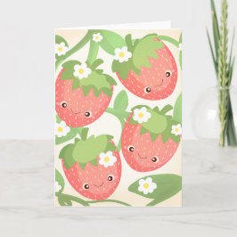 Cute Strawberry Garden  Kaart