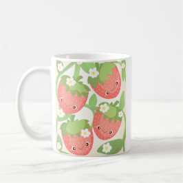 Cute Strawberry Garden  Koffiemok