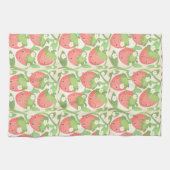 Cute Strawberry Garden  Theedoek (Horizontaal)