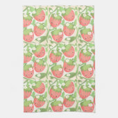 Cute Strawberry Garden  Theedoek (Verticaal)