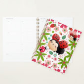 Cute Strawberry Ladybug Notebook  (Devant avec enveloppe)