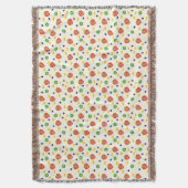 Cute Strawberry Pattern Deken (Voorkant Verticaal)