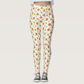 Cute Strawberry Pattern Leggings (Voorkant)
