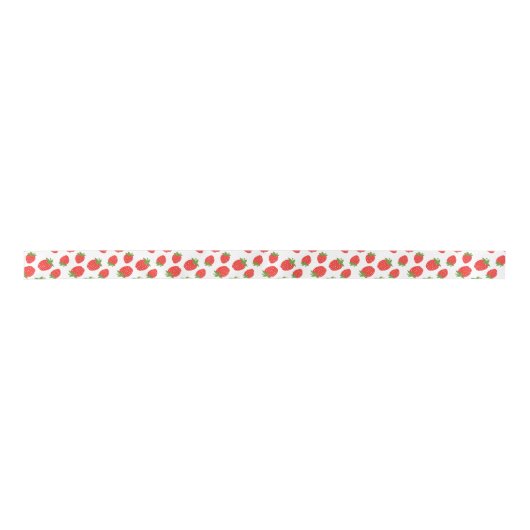 Cute Strawberry Pattern Lint (Voorkant)