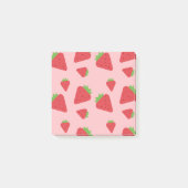 Cute Strawberry Pattern Post-it® Notes (Voorkant)