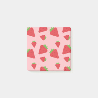 Cute Strawberry Pattern Post-it® Notes