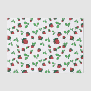 Cute Strawberry Pattern Tissuepapier