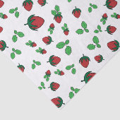 Cute Strawberry Pattern Tissuepapier (Detail)