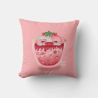 Cute Strawberry Throw Pillow – Kawaii Design Kussen