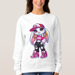 Cute Street Style Konijn Sweatshirt 🐰💖✨   Trendy