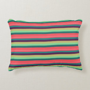 Cute Striped kleuren Accent Kussen