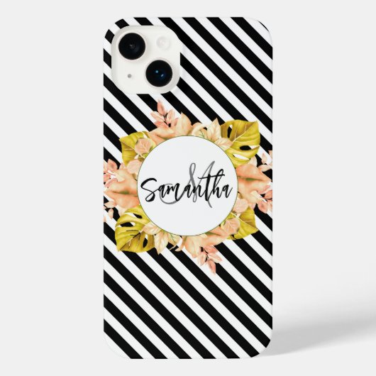 Cute Stripes et Monogramme Floral (Verso)
