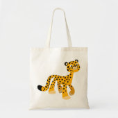 Cute Stroll Cartoon Cheetah Bag Tote Bag (Voorkant)