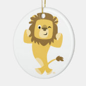 Cute Strong Cartoon Lion Ornament (Links)