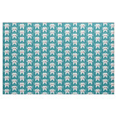 Cute Strong Teeth Pattern Stof (Yard (91,4 cm))