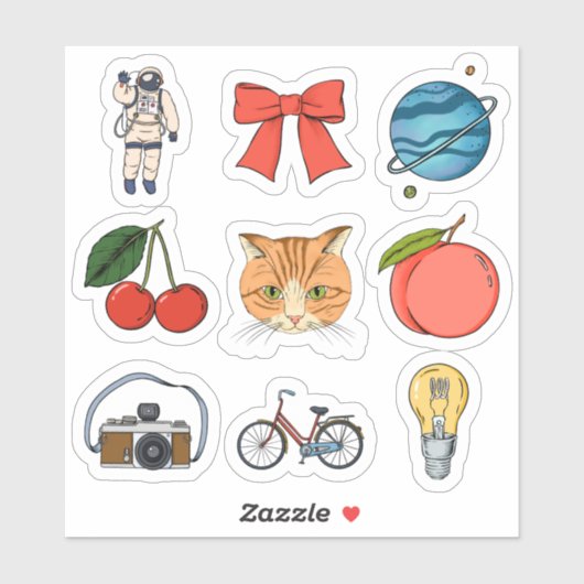 Cute Stuff Sticker (Vel)