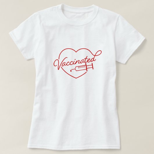 Cute Style gevaccineerd T-shirt (Design voorkant)