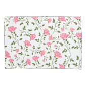 Cute Stylied Roze Roses Pattern Kussensloop (Voorkant)