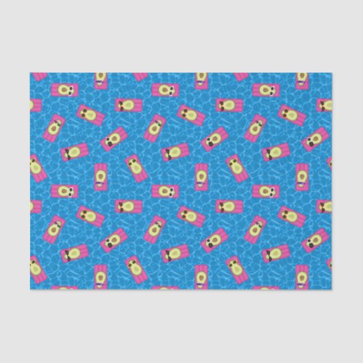 Cute Stylish Avocados Tissuepapier (Voorkant)