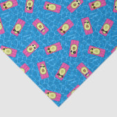 Cute Stylish Avocados Tissuepapier (Detail)