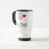 Cute Stylist Travel Mug Reisbeker (Voorkant links)