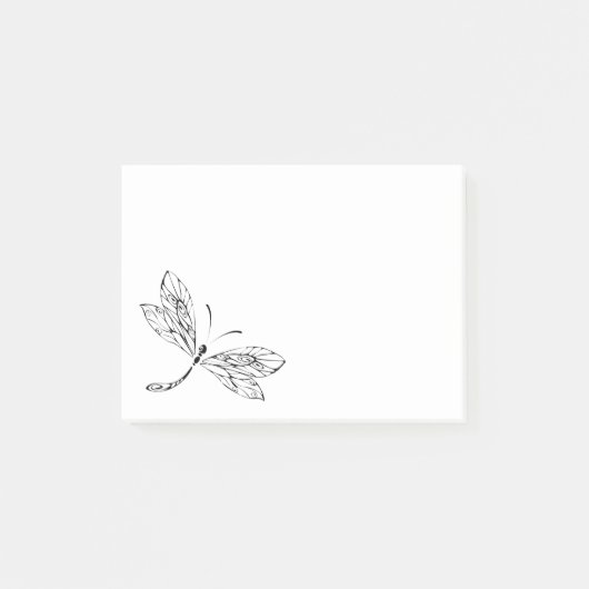 Cute Stylized Dragonfly Post-it® Notes (Voorkant)