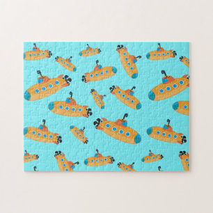 Cute Submarine Patroon Legpuzzel