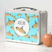 Cute Submarine Pattern Custom Name (In situ)