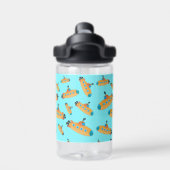Cute Submarine Pattern School Waterfles (Achterkant)