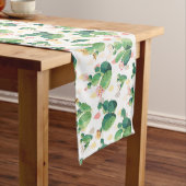 Cute Succulent Lovely Cactus Table Runner Korte Tafelloper (Voorbeeld)