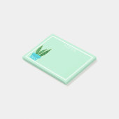 Cute Succulent Snake Plant Post-it® Notes (Schuin)