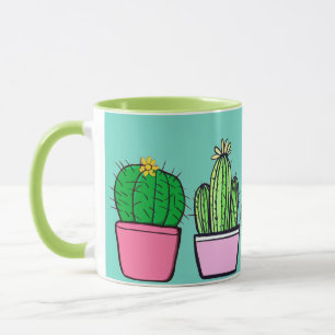 Cute Succulents Coffee Mok