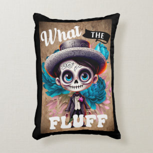 Cute Sugar Skull Accent Kussen