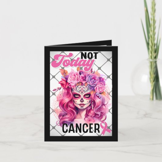 Cute Sugar Skull Bedankkaart (Voorkant)