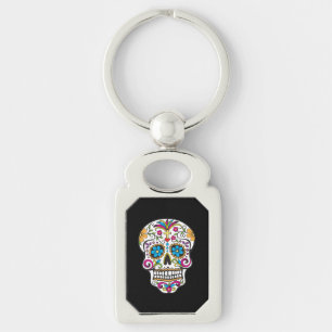 Cute Sugar Skull Happy Day of the Dead Sleutelhanger
