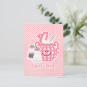Cute Sugar & Spice-Briefkaart Briefkaart (Staand voorkant)