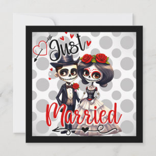 Cute Suiker Schedel Feestdagenkaart