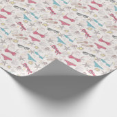 Cute Summer Abstract Pattern Cadeaupapier (Hoek)