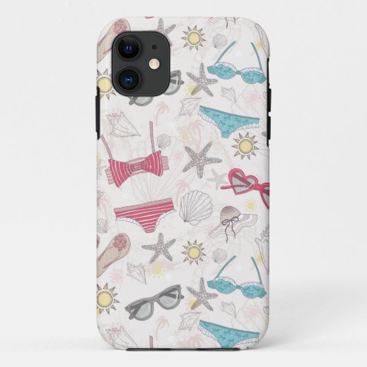 Cute Summer Abstract Pattern Case-Mate iPhone Case (Achterkant)