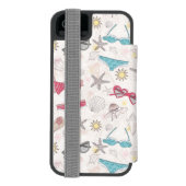Cute Summer Abstract Pattern Incipio iPhone Portemonnee Hoesje (Agenda Achterkant)