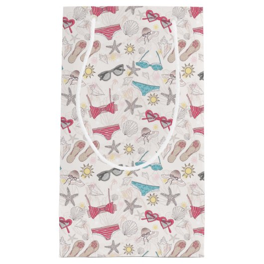 Cute Summer Abstract Pattern Klein Cadeauzakje (Voorkant)
