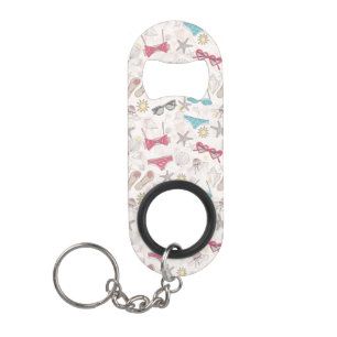 Cute Summer Abstract Pattern Mini Flessenopener