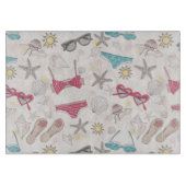 Cute Summer Abstract Pattern Snijplank (Voorkant)